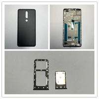 for nokia 3 1 plus battery back cover rear door housing case middle frame faceplate bezel sim card tray holder ta 1118 ta 1125