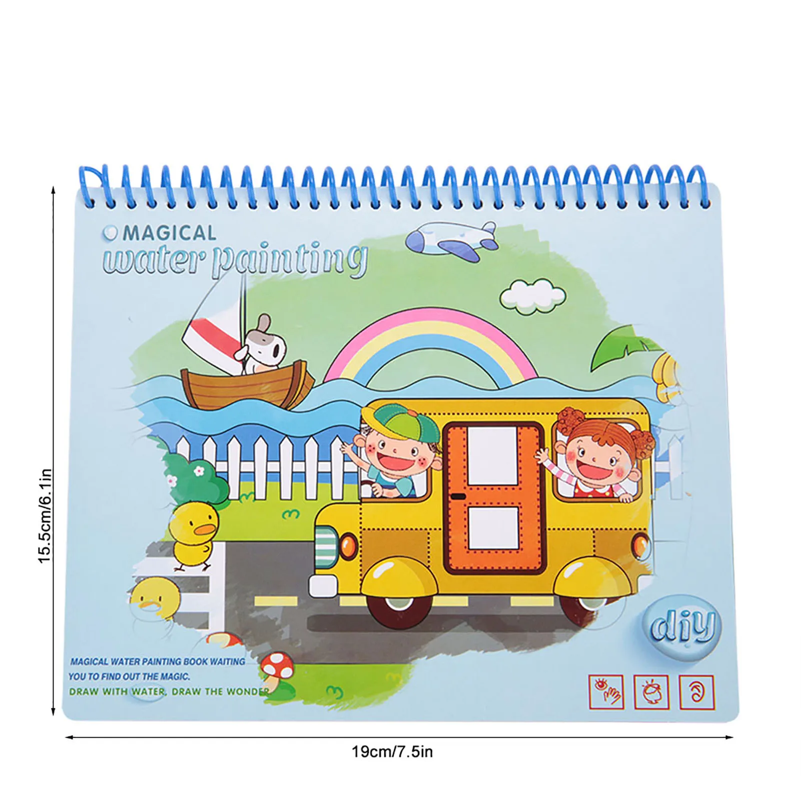 Волшебные книжки для рисования водой раскраски и доска детские игрушки сделай