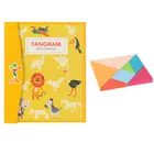 Магнитные образовательные красочные Пазлы игрушка-Танграм для детей, подарки на день рождения, детские игрушки
