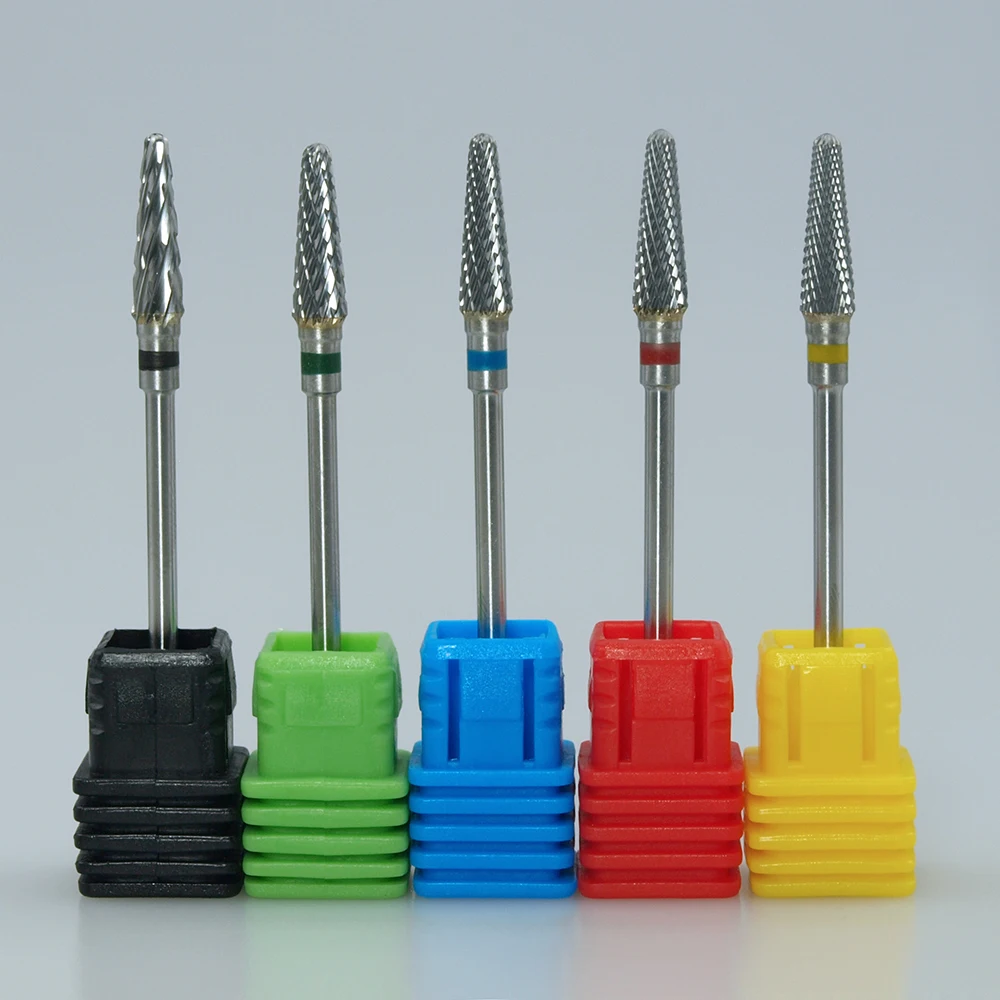 KIMAXCOLA carbide nail drill bit electric nail file drill bit coarse carbide drill 3/32'' electric nail drill  602801