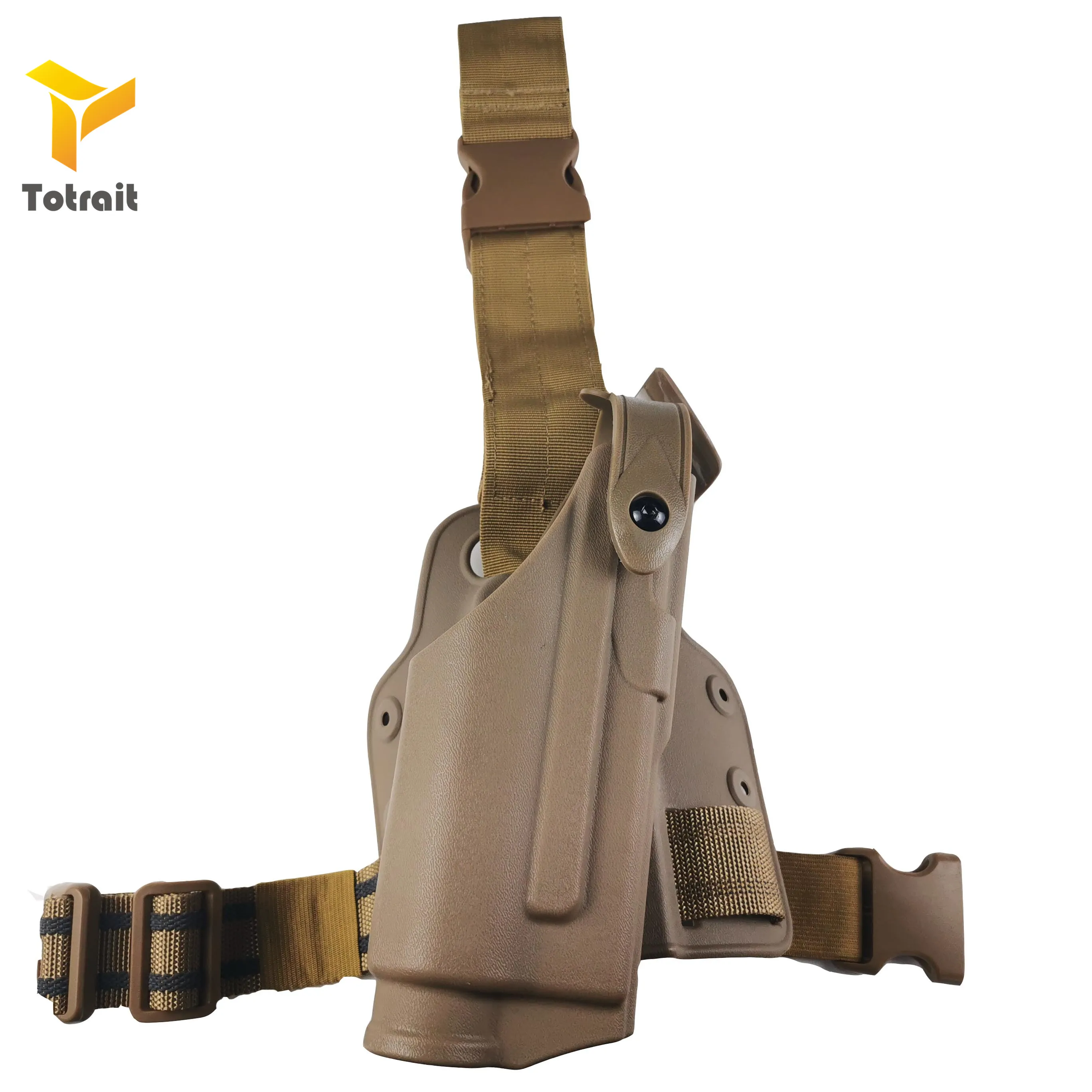 Airsoft Safarilands пистолет Glock17 19 22 23 31 Ремень Кобуры вспышка светильник для правой руки использовать ножной кобура светильник подшипник glock кобура