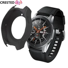 Чехол gear S3 Frontier для samsung Galaxy Watch 46 мм S 3 ремешок силиконовый чехол Защитный протектор Аксессуары для часов