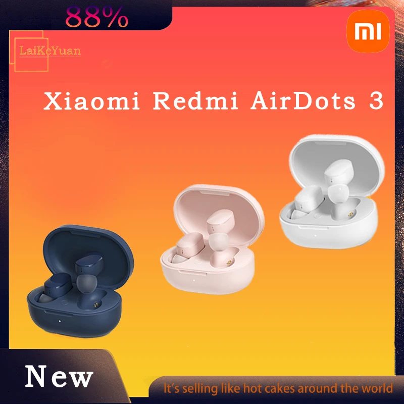Новинка 2021 беспроводные наушники Xiaomi Redmi Airdots 3 Bluetooth 5 2 гибридные Mi True Smart