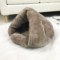 warm cat bed pet puppy house winter dog cushion mat indoor basket cave kennel nest s products for pets cama de gato