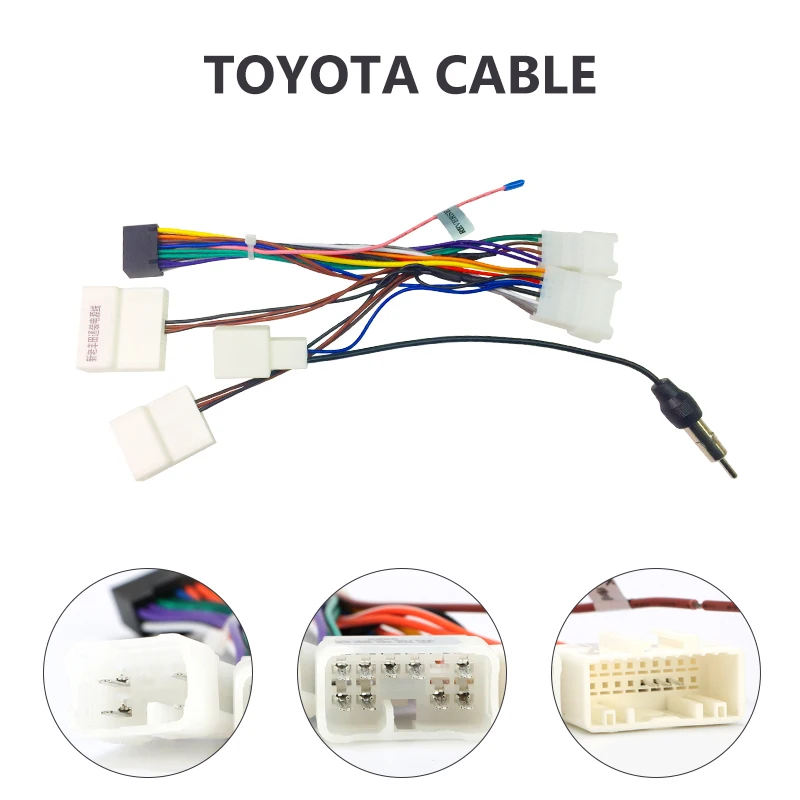 For ISO Toyota Nissan Car Radio Multimedia Player Cable Adapter Moblie Phone Speaking Microphon for 71BT 60BT Android |