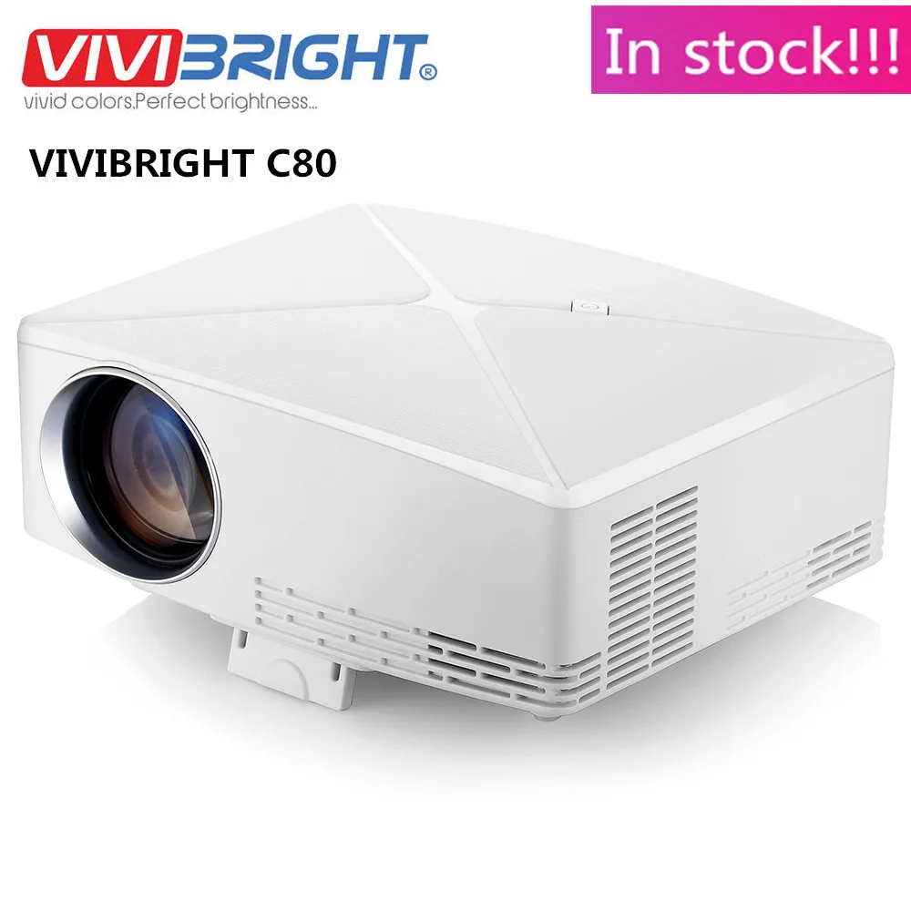VIVIBRIGHT C80 UP LCD Проектор для домашнего кинотеатра HDMI 1500 люмен Amlogic S905X поддержка 1080P USB