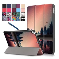 for lenovo tab m10 case 10 1 folding magnetic cover for funda lenovo m10 tb x505f x505x x505l x605f x605l tablet case