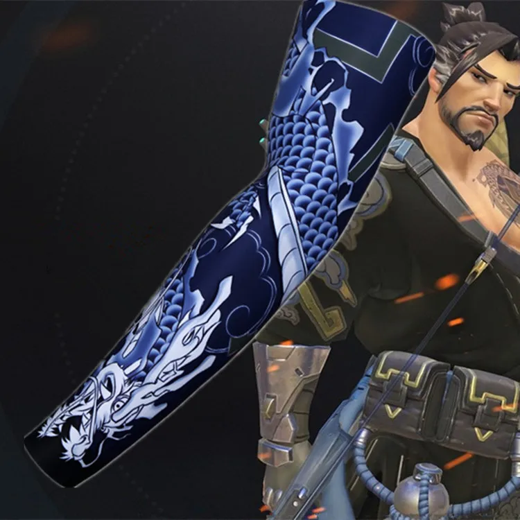 Футболка Overwatch Hanzo футболки с рукавом до локтя футболка со съемным для игры костюм