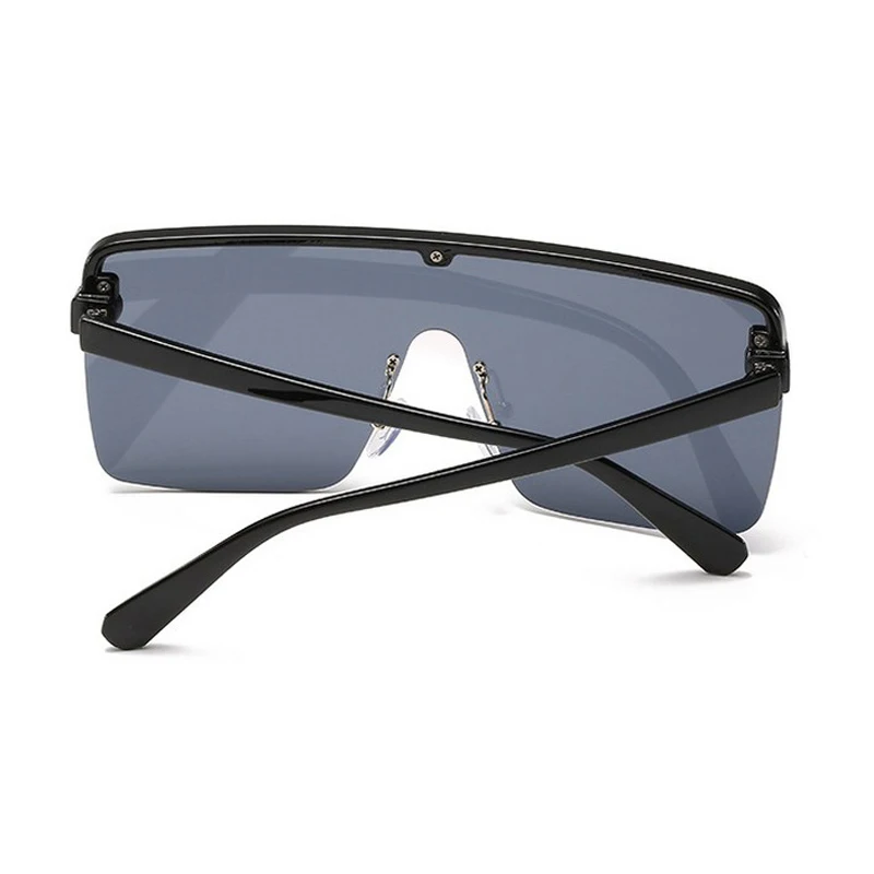 

Trendy Oversized Square Female Sunglasses Women Fashion Flat Top Lens One Piece Men Eyewear Shade Mirror gafas de sol mujer