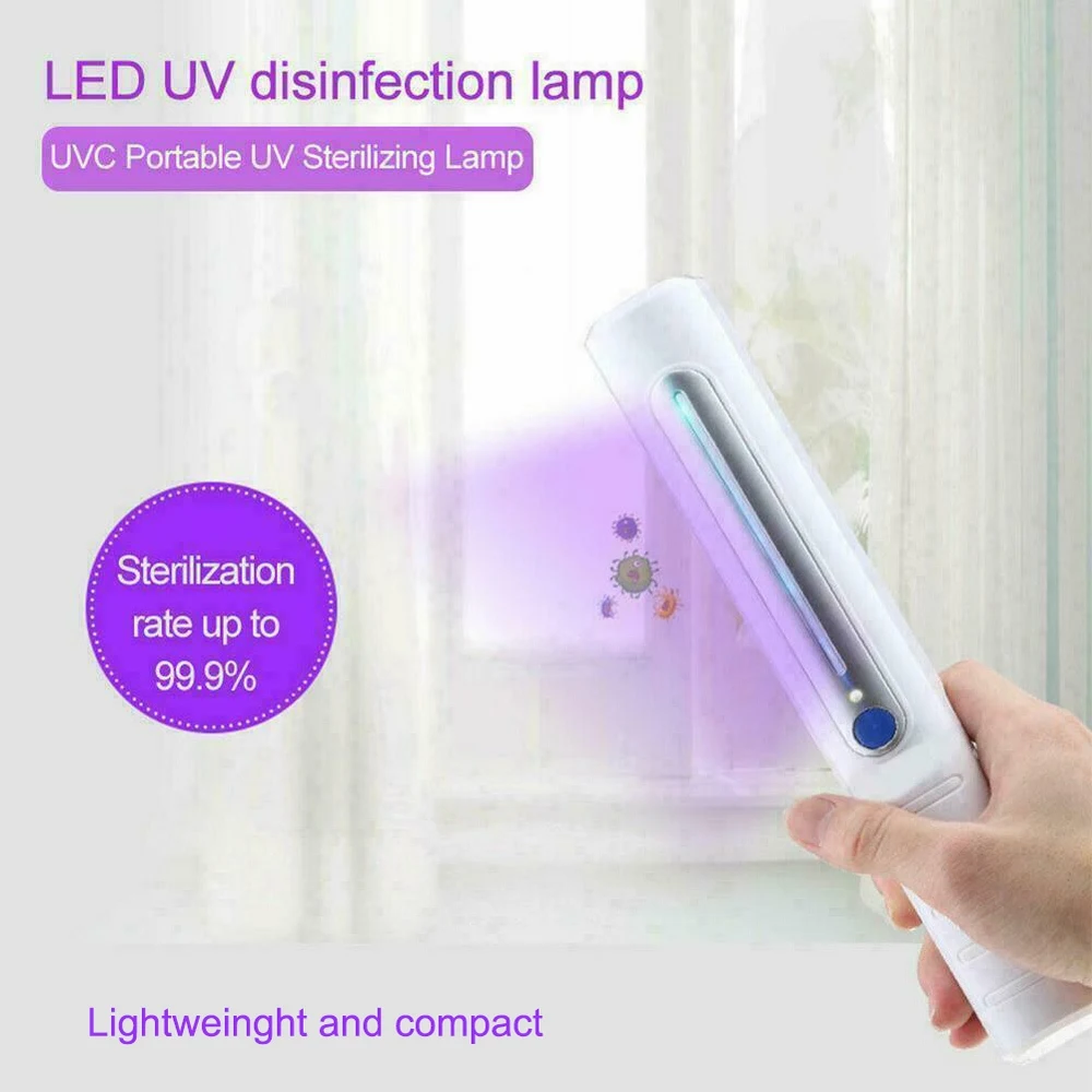 

4W Ultraviolet Disinfection Lamp Sterilization Lamp Portable UVC Handheld USB Disinfection Germicidal Flashlight