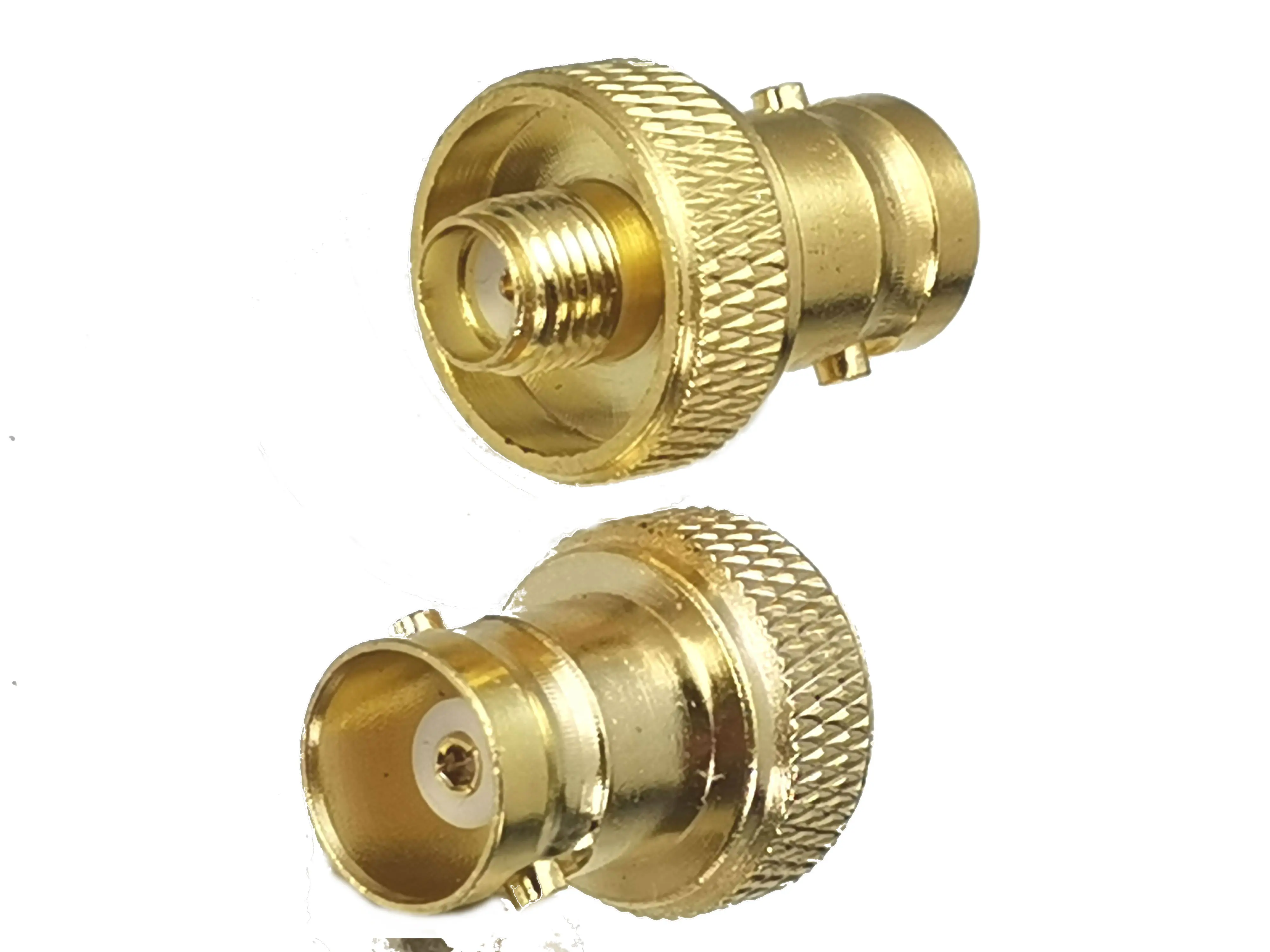 1pcs Connector Adapter SMA Female Jack to BNC Female Jack RF Coaxial Converter Straight New Gold Plated
