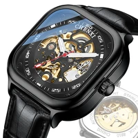 chenxi sports cool skeleton automatic mechanical watch men luminous hands waterproof luxury mens watch new relogio masculino