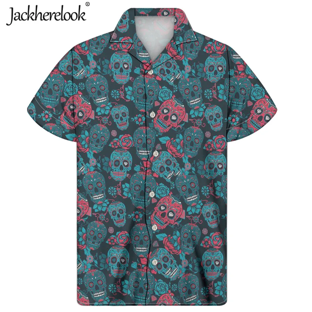 

Jackherelook Винтаж принт кубинский Guayabera Camisa рубашка мужская для Для мужчин Гавайская Юбка с коротким рукавом Для Мужчин's Повседневное короткий ...