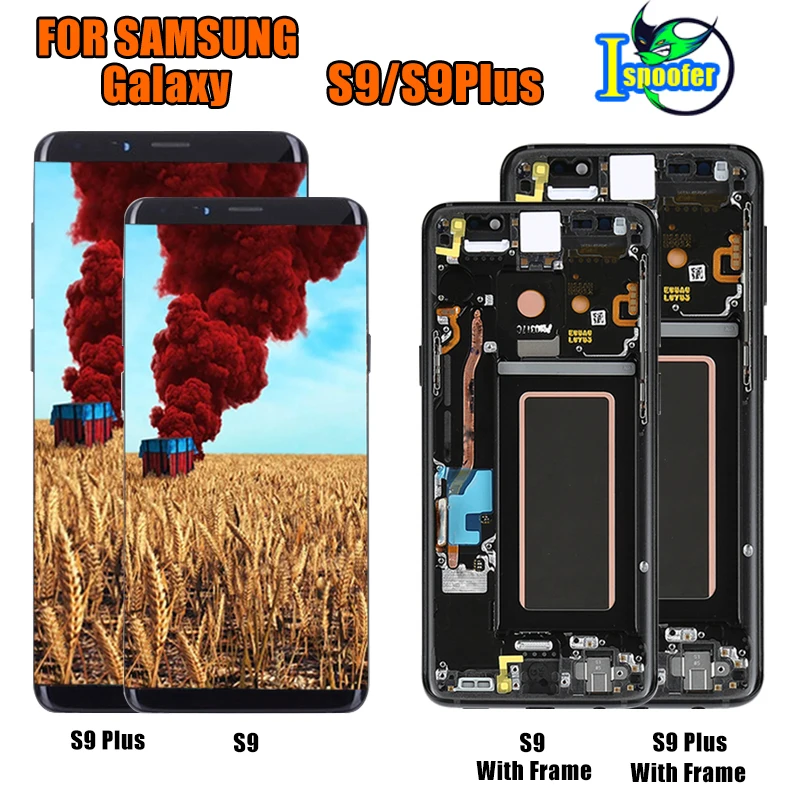 Сменный сенсорный ЖК экран AMOLED для SAMSUNG Galaxy S9 Plus + G960 G965|Экраны мобильных