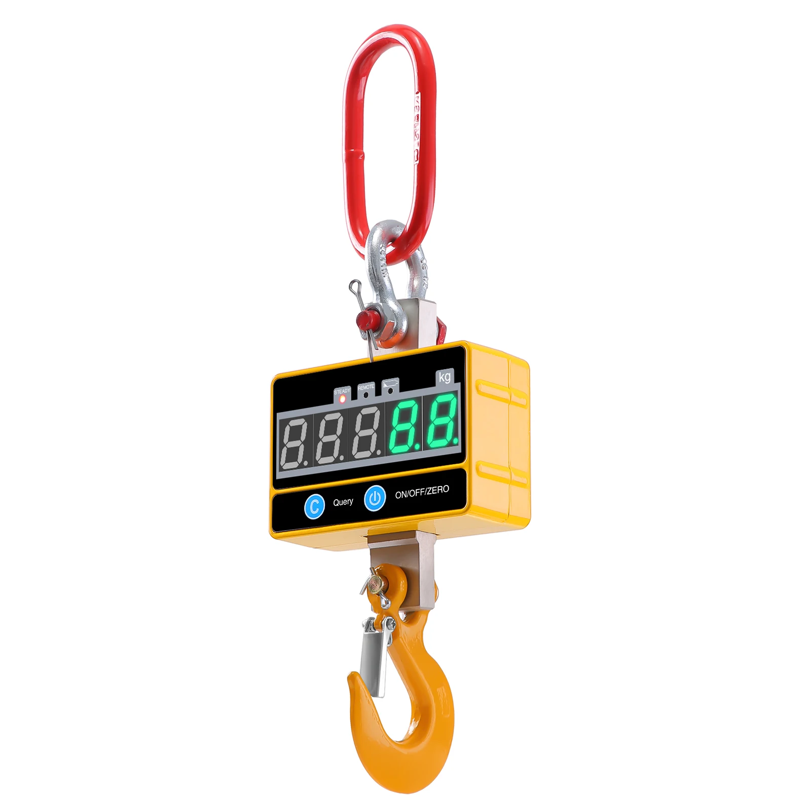 

Весы для крана, 1000 кг, сверхмощные подвесные крючки, портативные цифровые, из нержавеющей стали, перезаряжаемые, с дистанционным управление...