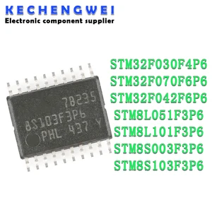 1pcs/lot STM32F030F4P6 STM32F042F6P6 STM32F070F6P6 STM8L051F3P6 STM8L101F3P6 STM8S003F3P6 STM8S103F3P6 TSSOP-20 In Stock