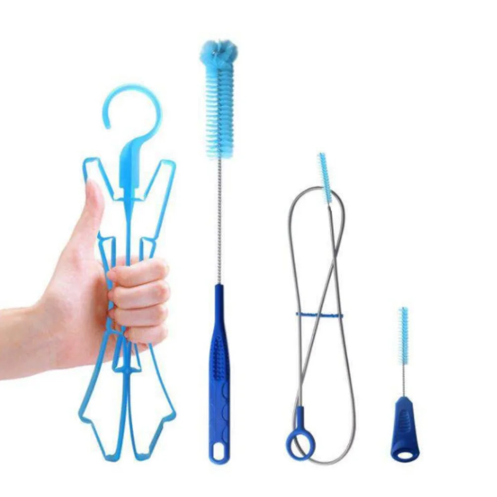 4 в 1 многофункциональная щетка из нержавеющей стали для чистки мешков под водой |