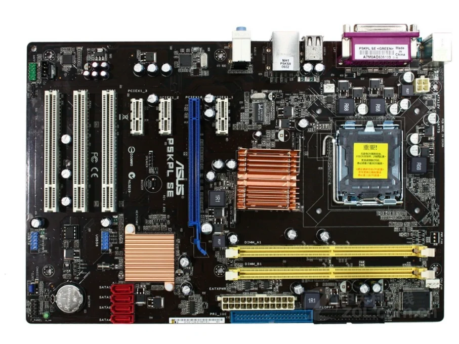

ASUS P5KPL SE материнская плата LGA 775 DDR2 4 ГБ для Intel G31 P5KPL-SE блок питания ATX системная плата SATA II PCI-E X16 б/у рабочего стола материнской платы