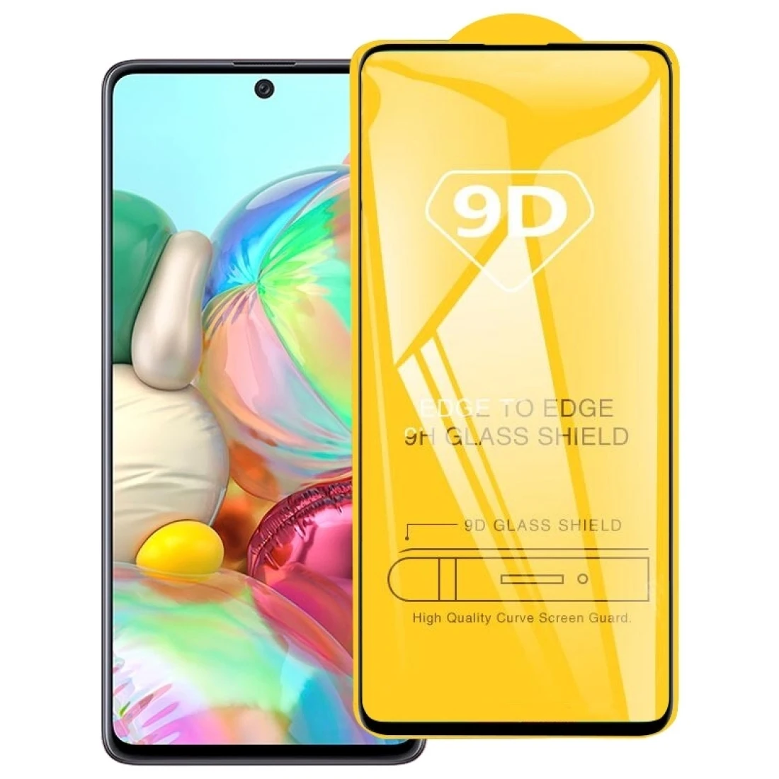 

Полноэкранная пленка из закаленного стекла для Galaxy A71 9D