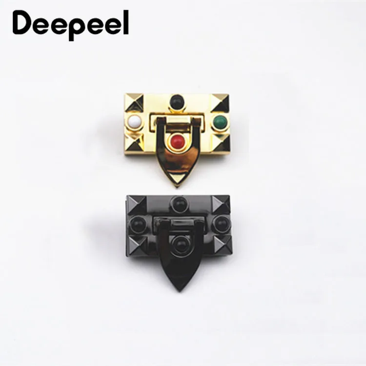 2/4 шт. Deepeel 27*46 мм квадратные металлические переключатель блокировки DIY Чемодан