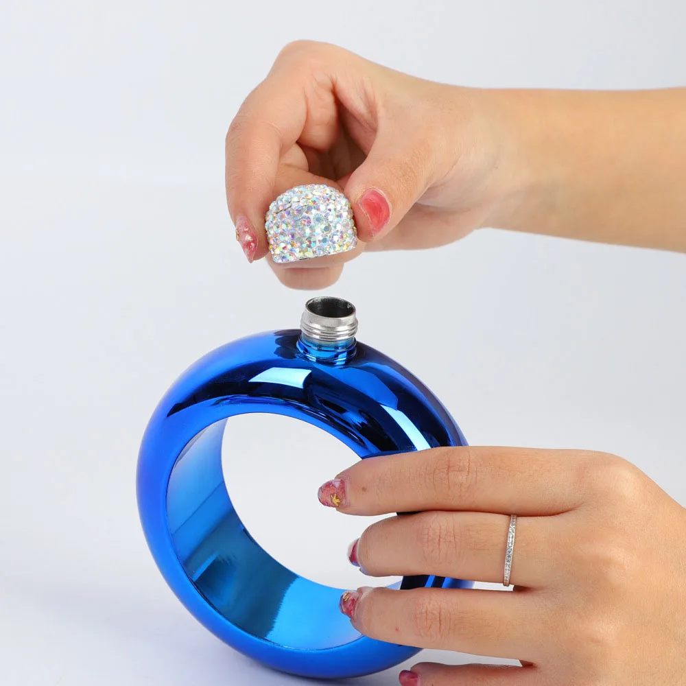 3 5 унций браслет фляжка из нержавеющей стали для виски водки Фляга Кувшин посуда