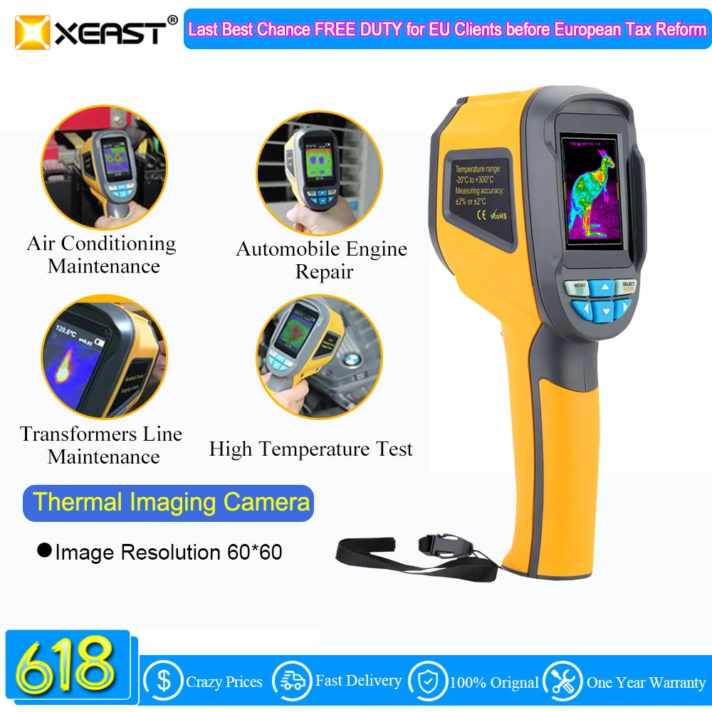 2021 горячая Распродажа БЫСТРО прибыл в Россию HT-02D портативный тепловизор