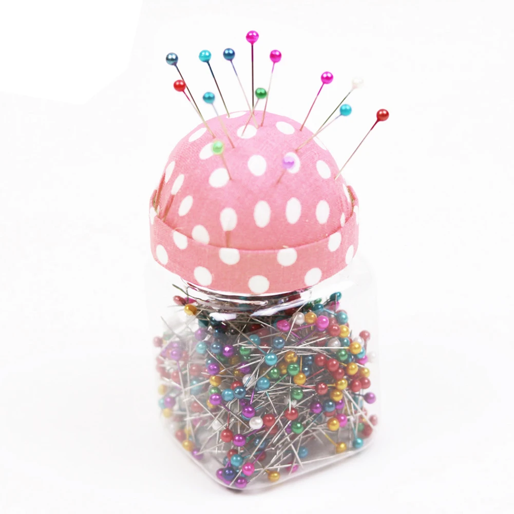 

Portable Colorful Decoration Needle Sewing Pins Craft Professional DIY Bottle Packed Home Pin Cushion Lid Quilting Dressmaking