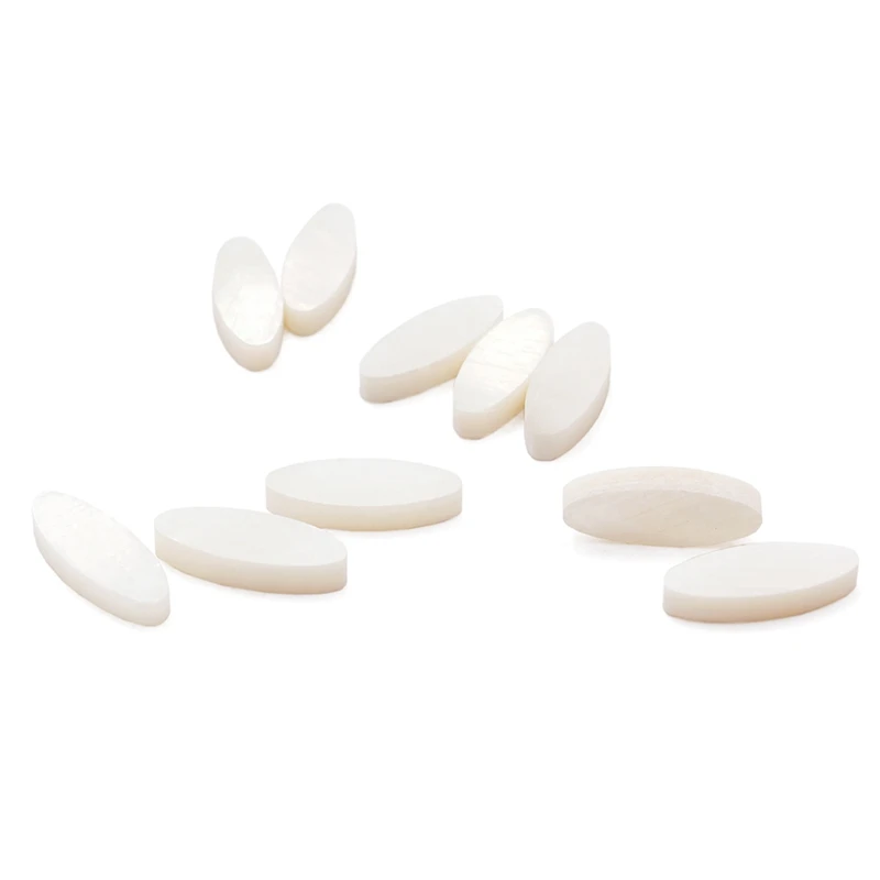 10 шт. инкрустационный материал Белый перламутровый лист заготовки в корпусе