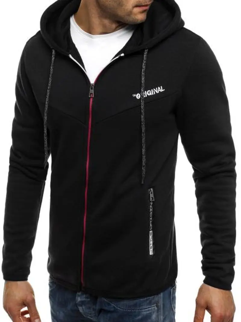 Женская осенне зимняя толстовка с капюшоном и завязками на молнии|Мужские