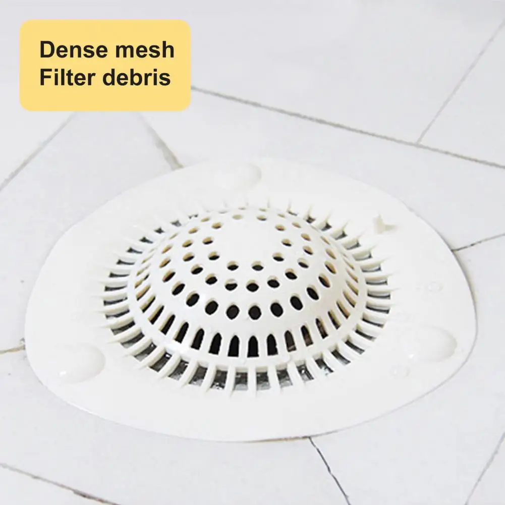 

Lightweight Good Creative Shower Floor Drain Hair Catcher Practical Hair Catcher No Odor for Bathroom
