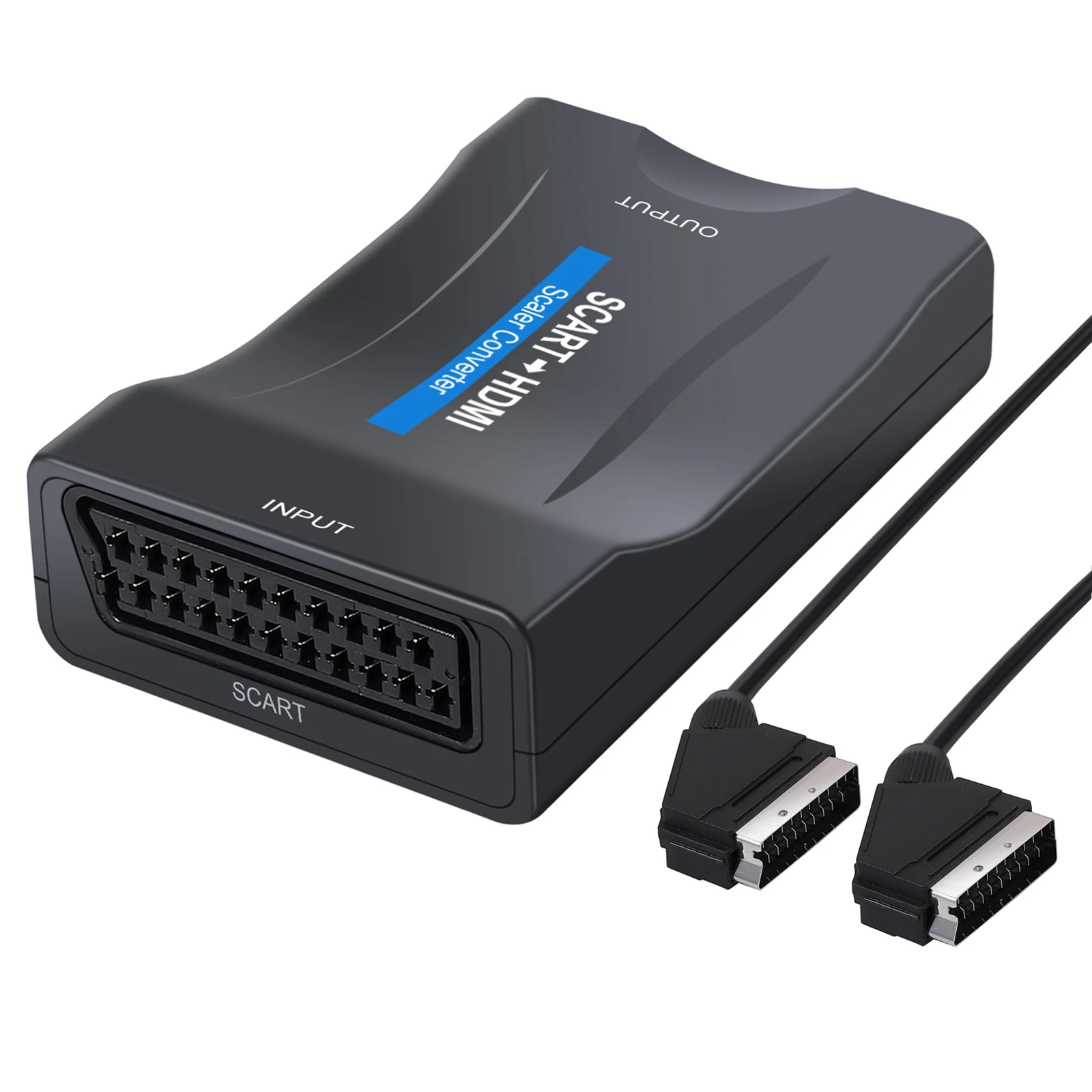 PROZOR DAC конвертер 1080P SCART К HDMI-совместимый аудио видео USB кабель адаптер с Scart для HDTV