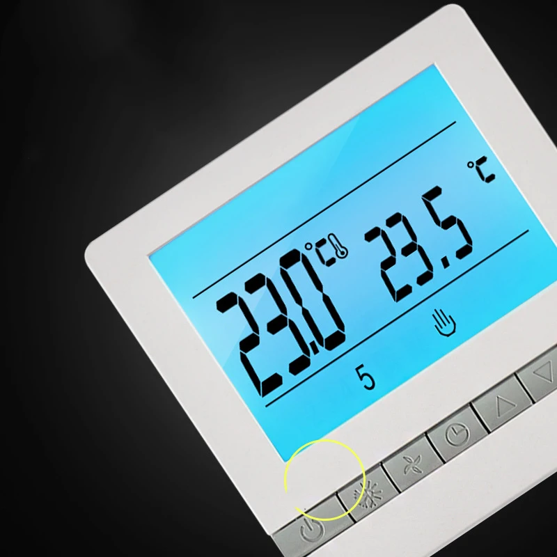 

16A 230V Electric Floor Heating Thermostat Temperature Controller Instrument Programmable Thermostat LCD Display Screen Electric