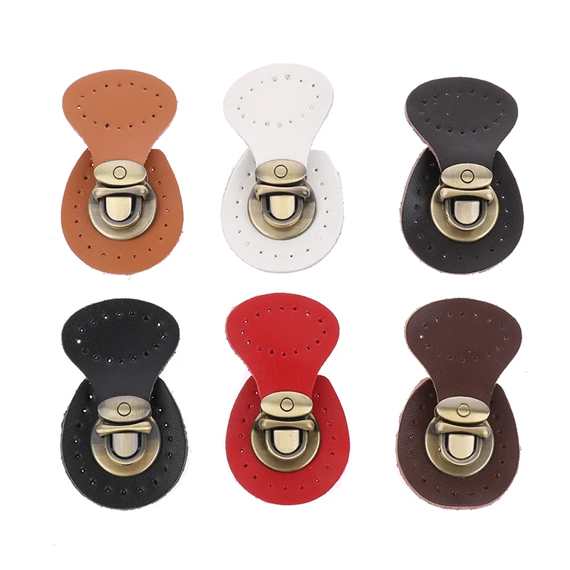 

Genuine Leather Bag Lock Magnetic Button Fasteners Snap Buckles Replacement Handmade Bag DIY Clasp Accessories Women Handbag