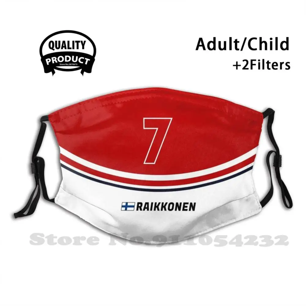 

2020 - #7 Raik полулицевая маска для мужчин и женщин, дневная копия Alfa Romeo Racing Alfa Romeo Sauber