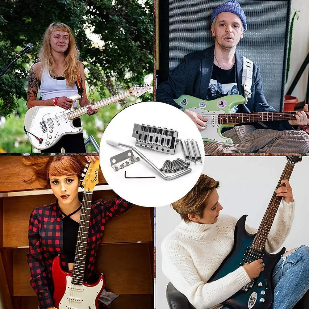

Electric Guitar Single Swing Bridge Single Swing Tremolo System String Plate String Bridge Flat String Code Tremolo