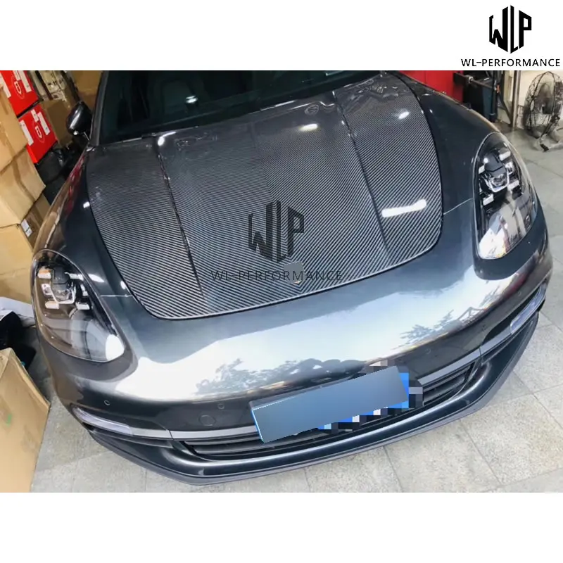 Высококачественные чехлы на передние капоты двигателя из углеродного волокна 971