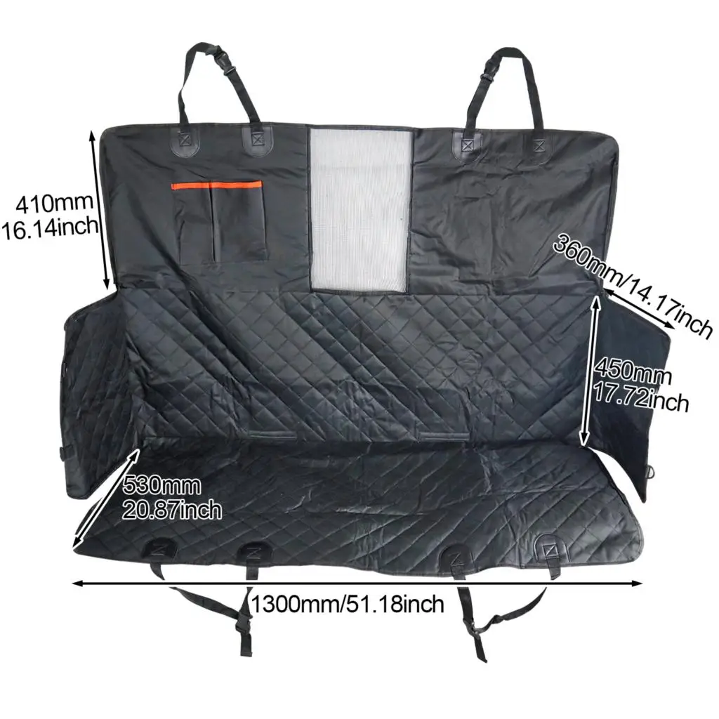 Comprare Sedile Posteriore Per Auto Nero Impermeabile Tappetino Per Animali Domestici Cuscino Protettivo Amaca Facile Da Pulire E Installare Tessuto Oxford Indossabile Adatto Per Tutte Le Auto