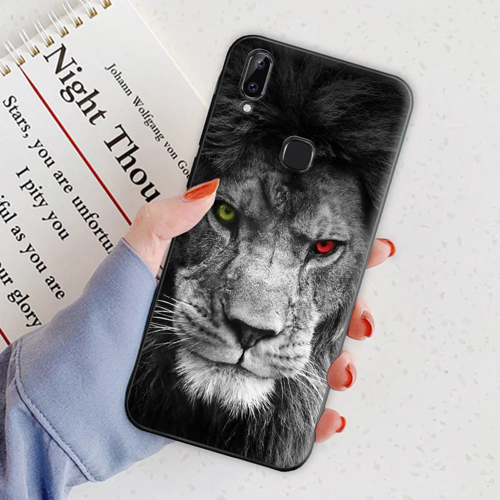 Чехол для телефона vivo Y85, ударопрочный, задняя крышка из TPU на Y 85, мягкий силиконовый кул-шелл.