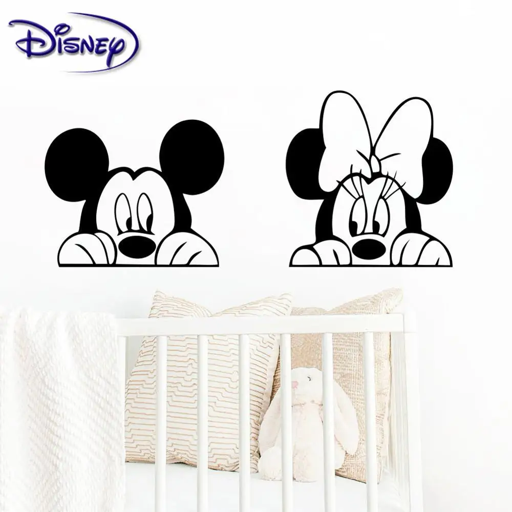 Наклейка Микки Минни и Маус Disney комбинированная на окно для автомобиля грузовика