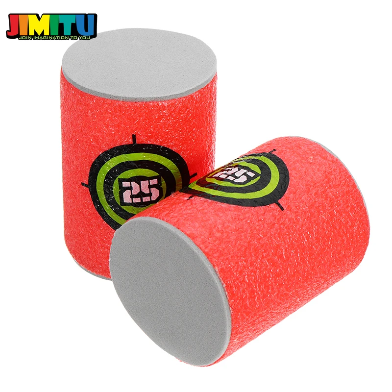 JIMITU 6 шт. мягкие пули из ЭВА для стрельбы Дротика Nerf N strike Elite детские игрушки