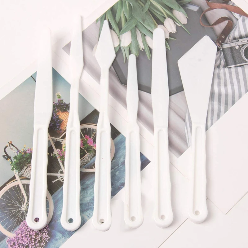 

Paint Palette and Painting Knife Set Paint Tools Set for DIY Craft Oil Painting, Mixing Paints, Acrylic Mixing