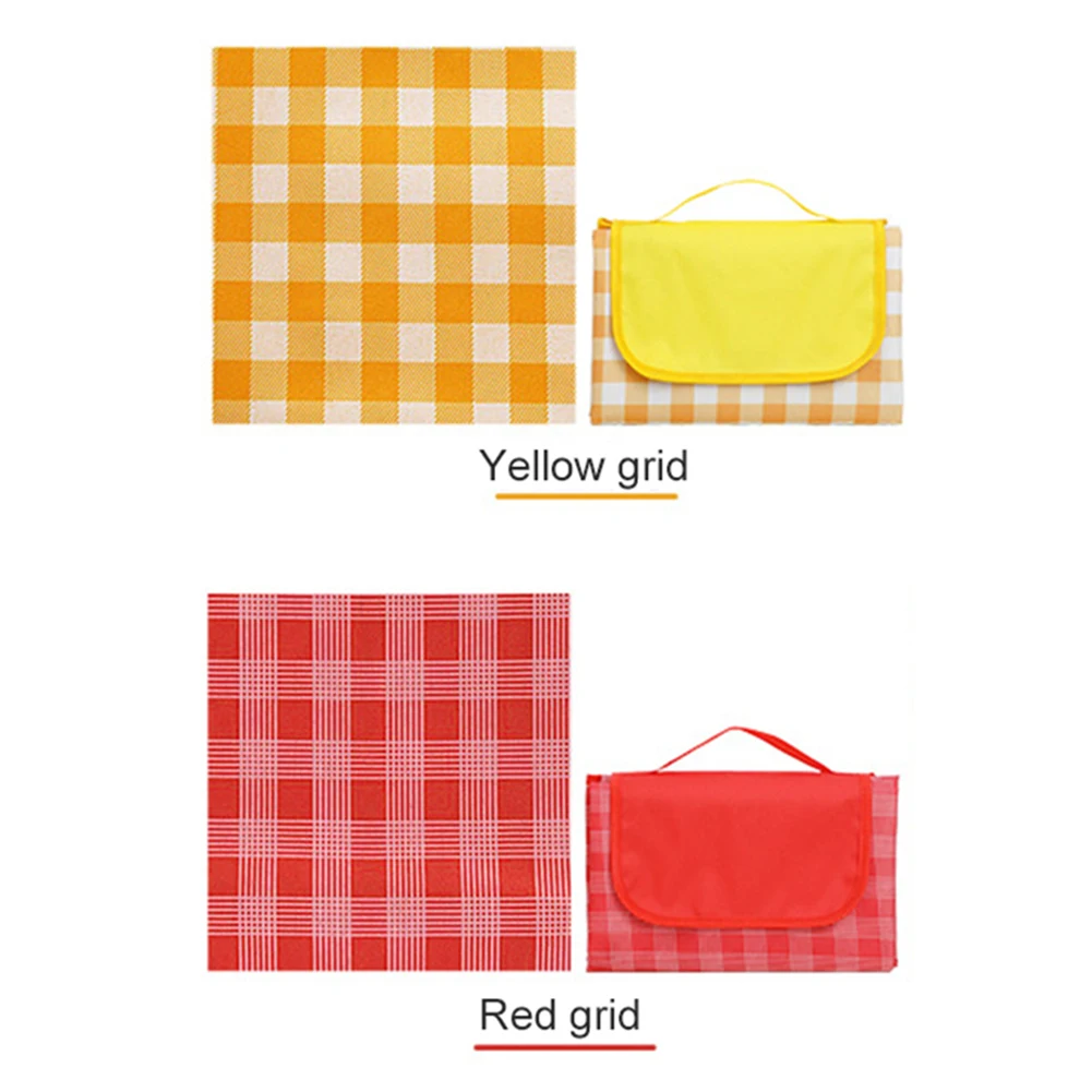 

Outdoor Picnic Folding Camping Mat Waterproof Sleeping Hiking Travel Pad Mat Moistureproof Plaid Blanket Widen Multiplayer Mats