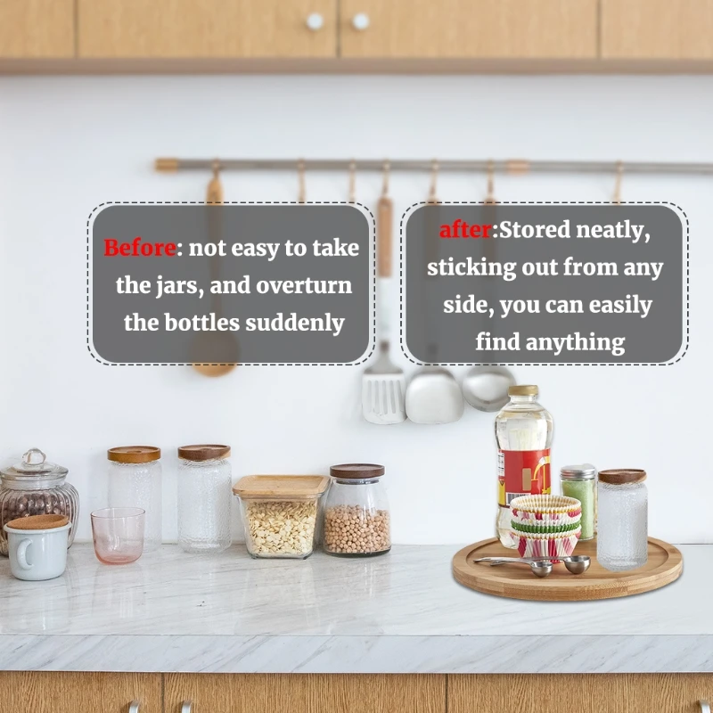 

50 фунтов антикоррозийный круглый бамбуковый поворотный стол полки для шкафов столы кухни для шкафов столешницы и ванной комнаты