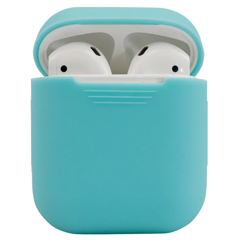 Силиконовый чехол для беспроводных наушников планшетов Apple AirPods портативная