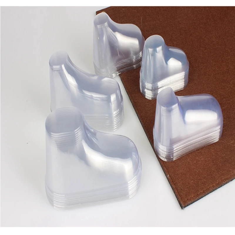 Прозрачная пластиковая Маленькая детская обувь из ПВХ 1 пара поддерживает легкую