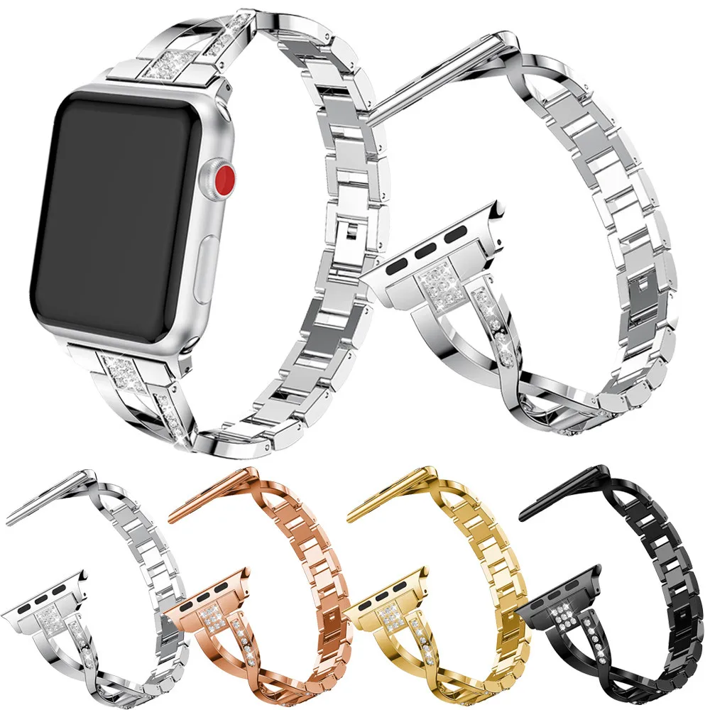 

Браслет из нержавеющей стали для Apple Watch 5 4 40 мм 44 мм 38 мм 42 мм