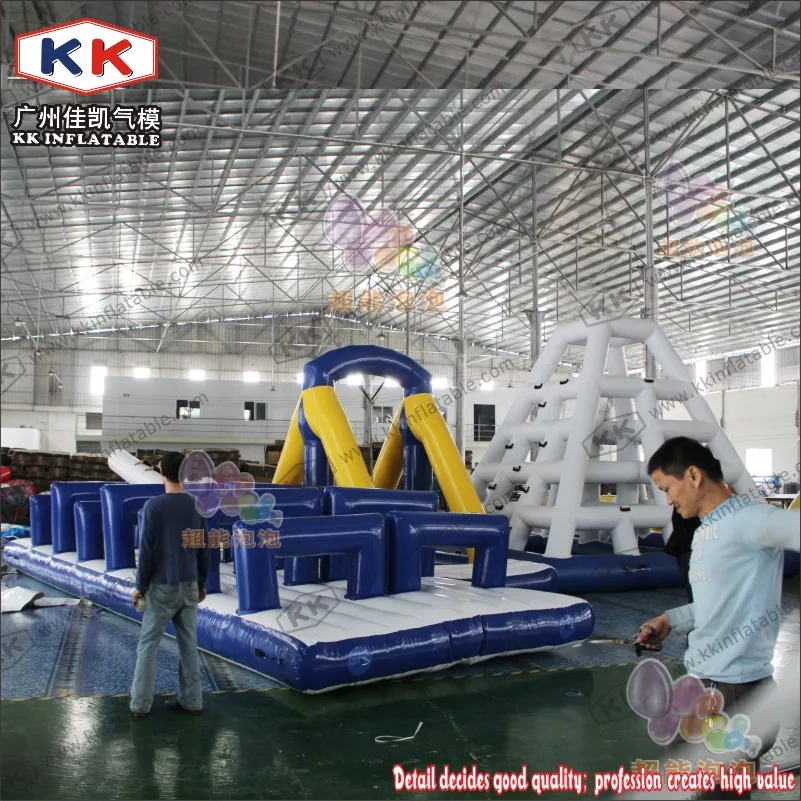 Изготовленный На Заказ надувной коммерческий плавающий аквапарк парк океана