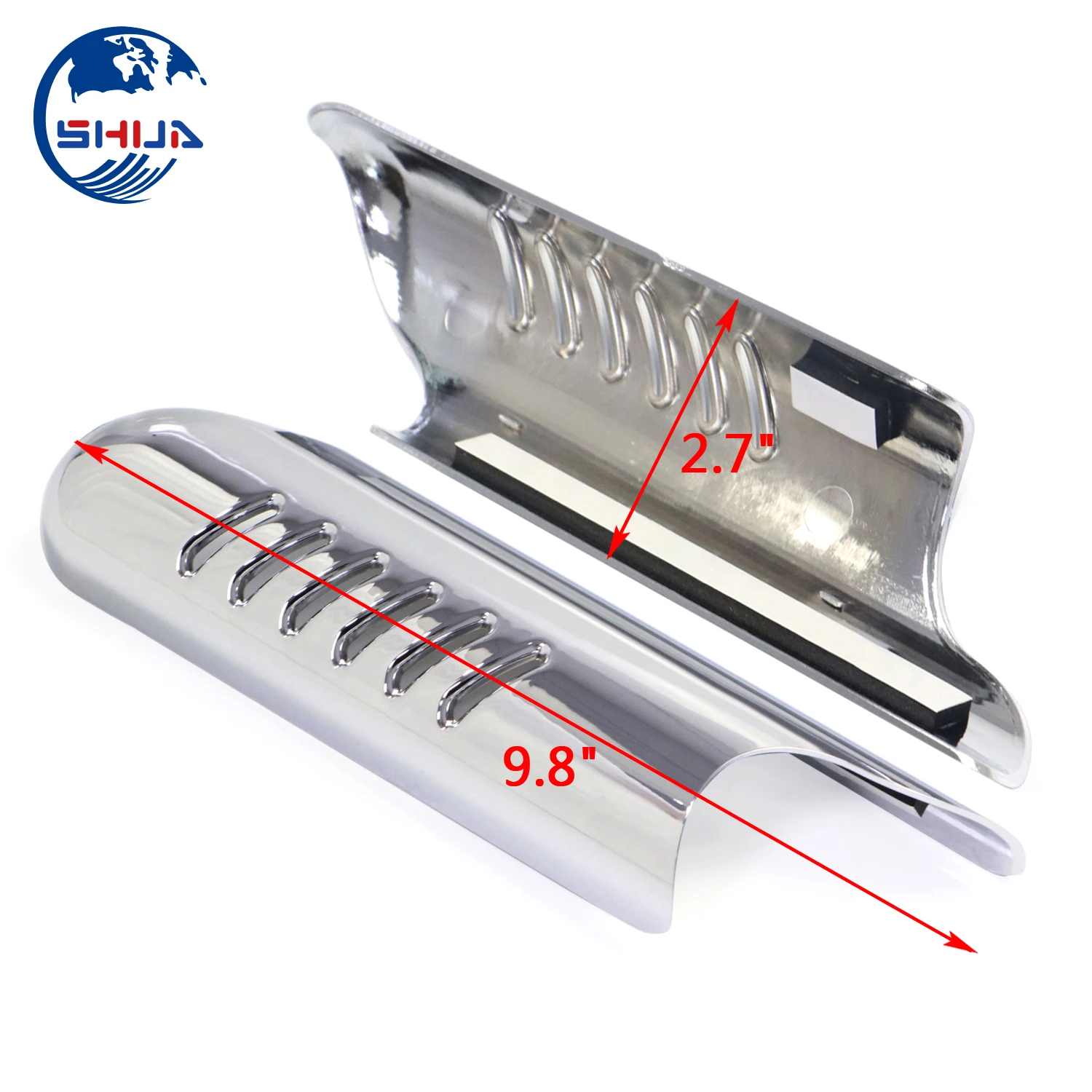 Хромированные дефлекторы для нижних ножек вилки Защитная крышка Harley Touring FLHT FLH FLTR