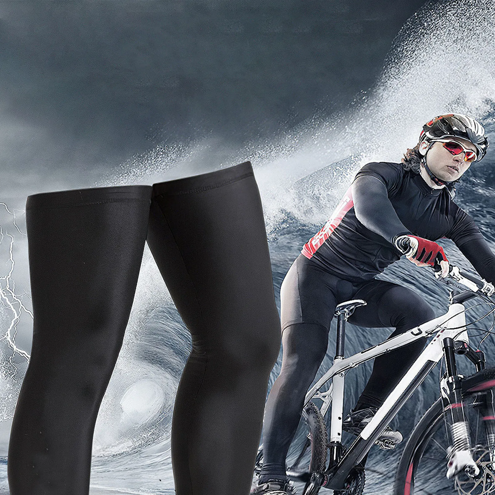 

1 Pair Full Leg Sleeves Knee Brace Thigh And Calf Support Sports Compression Full Leg Long Sleeve Comfortable And Breathable