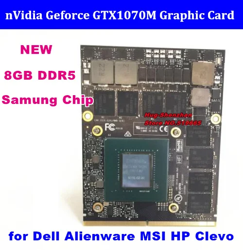 Оригинальная Видеокарта GTX 1070M GTX1070M новая 1763 M 8 ГБ GDDR5 MXM для Dell Alienware 18X MSI 8760 HP w Clevo |